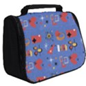Blue 50s Full Print Travel Pouch (Big) View2