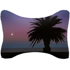 Sunset Coastal Scene, Montevideo Uruguay Seat Head Rest Cushion by dflcprintsclothing