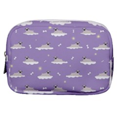 Cheerful Pugs Lie In The Clouds Make Up Pouch (Small)