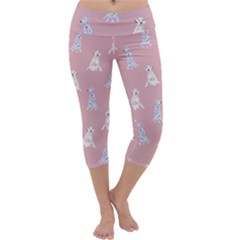 Dalmatians Favorite Dogs Capri Yoga Leggings by SychEva