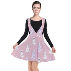 Dalmatians Favorite Dogs Plunge Pinafore Dress by SychEva