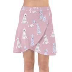 Dalmatians Favorite Dogs Wrap Front Skirt by SychEva