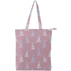 Dalmatians Favorite Dogs Double Zip Up Tote Bag by SychEva