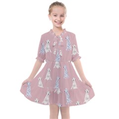 Dalmatians Favorite Dogs Kids  All Frills Chiffon Dress by SychEva