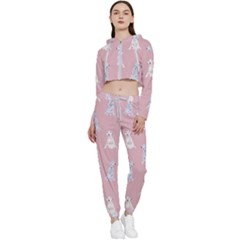 Dalmatians Favorite Dogs Cropped Zip Up Lounge Set by SychEva