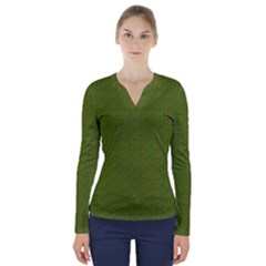 So Zoas V-neck Long Sleeve Top by Kritter