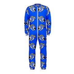 Powder Blue Tang Print Onepiece Jumpsuit (kids) by Kritter