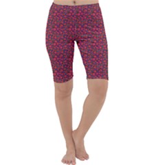 Pink Zoas Print Cropped Leggings 