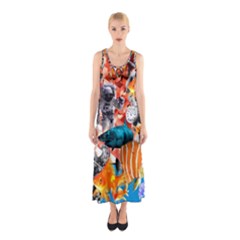 Point Of Entry Sleeveless Maxi Dress