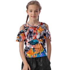Point Of Entry Kids  Butterfly Cutout Tee