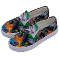 Point Of Entry 4 Kids  Canvas Slip Ons