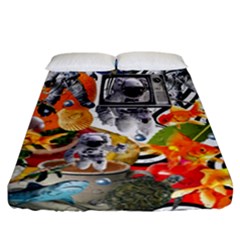 Point Of Entry 3 Fitted Sheet (california King Size) by impacteesstreetwearcollage