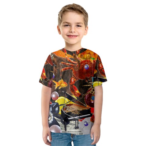 Through Space And Time 2 Kids  Sport Mesh Tee by impacteesstreetwearcollage