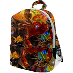 Through Space And Time 2 Zip Up Backpack by impacteesstreetwearcollage