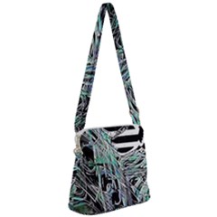 Robotic Endocrine System Zipper Messenger Bag by MRNStudios