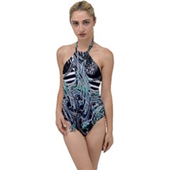 Robotic Endocrine System Go With The Flow One Piece Swimsuit by MRNStudios