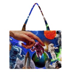 Riding The Storm Out 2 Medium Tote Bag by impacteesstreetwearcollage