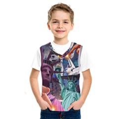 Journey Through Time Nyc Kids  Basketball Tank Top by impacteesstreetwearcollage