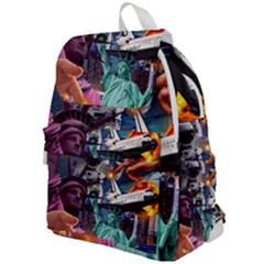 Journey Through Time Nyc Top Flap Backpack by impacteesstreetwearcollage