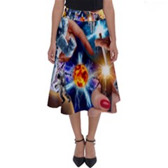 Journey To The Forbidden Zone Perfect Length Midi Skirt by impacteesstreetwearcollage