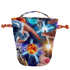 Journey To The Forbidden Zone Drawstring Bucket Bag by impacteesstreetwearcollage