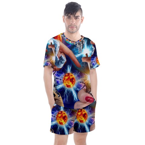 Journey To The Forbidden Zone Men s Mesh Tee And Shorts Set by impacteesstreetwearcollage