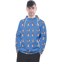 Cute Corgi Dogs Men s Pullover Hoodie