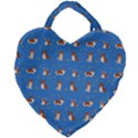 Cute Corgi Dogs Giant Heart Shaped Tote View1