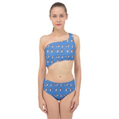 Cute Corgi Dogs Spliced Up Two Piece Swimsuit by SychEva