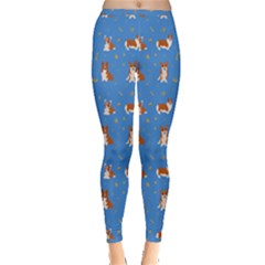 Cute Corgi Dogs Inside Out Leggings by SychEva