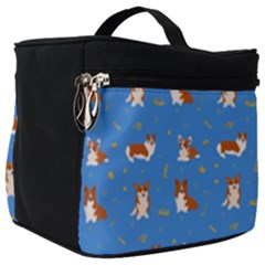 Cute Corgi Dogs Make Up Travel Bag (big) by SychEva