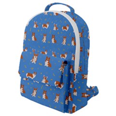 Cute Corgi Dogs Flap Pocket Backpack (small) by SychEva