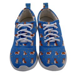 Cute Corgi Dogs Athletic Shoes by SychEva