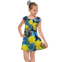 Ocean Deep Cropped Kids  Cap Sleeve Dress by impacteesstreetwearcollage