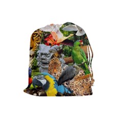 Amazonia Drawstring Pouch (large) by impacteesstreetwearcollage