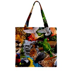 Amazonia Zipper Grocery Tote Bag by impacteesstreetwearcollage