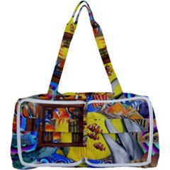 Outside The Window-swimming With Fishes 2 Multi Function Bag by impacteesstreetwearcollage