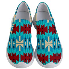 Shapes Rows Women s Lightweight Slip Ons by LalyLauraFLM
