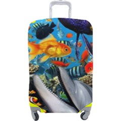 Under The Sea 4 Luggage Cover (large) by impacteesstreetwearcollage