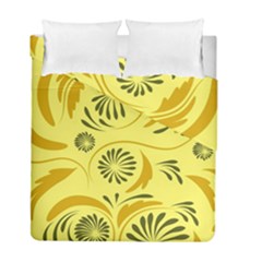 Folk Flowers Pattern  Duvet Cover Double Side (full/ Double Size) by Eskimos