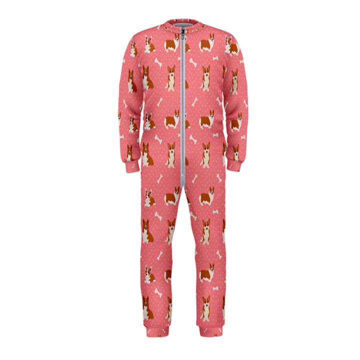 Cute Corgi Dogs OnePiece Jumpsuit (Kids)