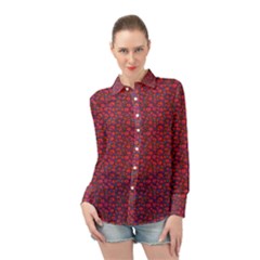 Pink Zoas Long Sleeve Chiffon Shirt