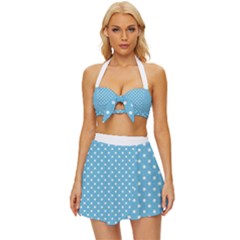 Molly Vintage Style Bikini Top And Skirt Set  by ConcreteRose