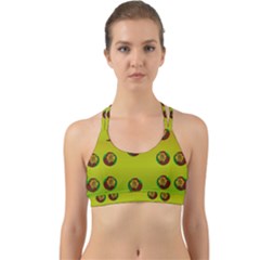 Sun Flowers For Iconic Pleasure In Pumpkin Time Back Web Sports Bra by pepitasart