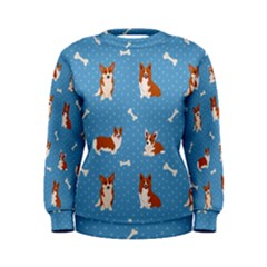 Cute Corgi Dogs Women s Sweatshirt by SychEva