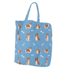 Cute Corgi Dogs Giant Grocery Tote by SychEva