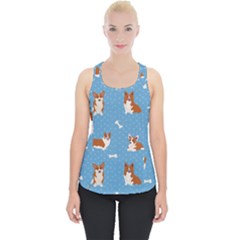 Cute Corgi Dogs Piece Up Tank Top by SychEva