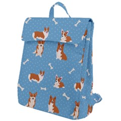 Cute Corgi Dogs Flap Top Backpack by SychEva