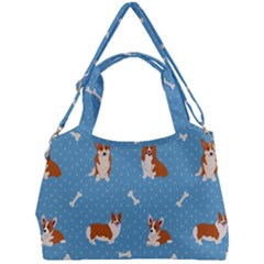 Cute Corgi Dogs Double Compartment Shoulder Bag by SychEva