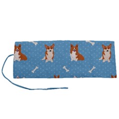 Cute Corgi Dogs Roll Up Canvas Pencil Holder (s) by SychEva